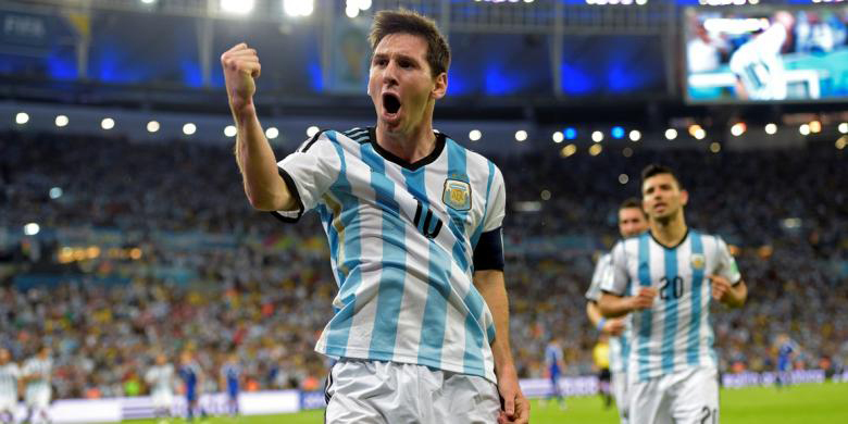 Messi Akhiri Paceklik Gol, Argentina Unggul Atas Bosnia