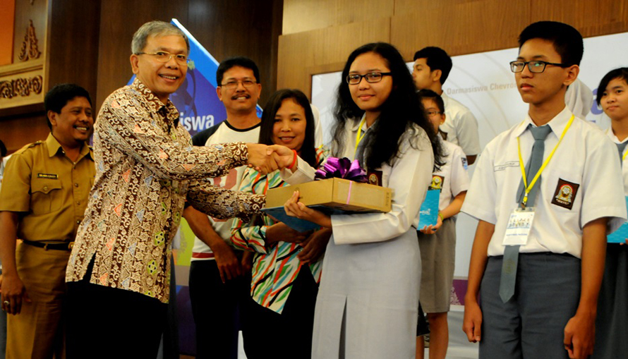 Sebelas Pelajar Kampar Juara Darmasiswa Chevron Riau
