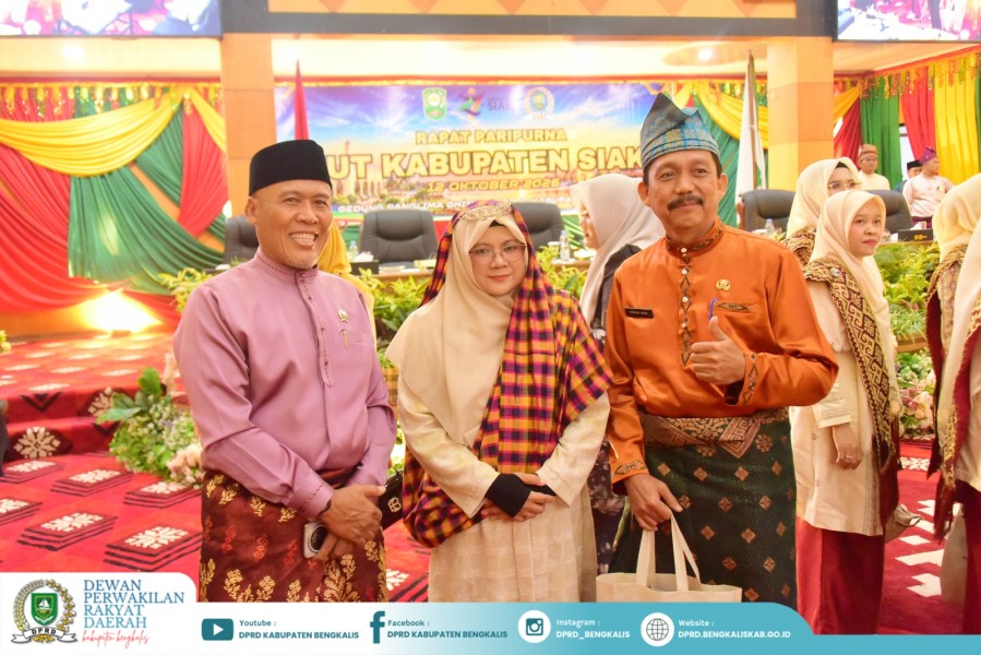 Misno Hadiri Paripurna Hari Jadi Ke-27 Siak, Perkuat Sinergi Antar Daerah