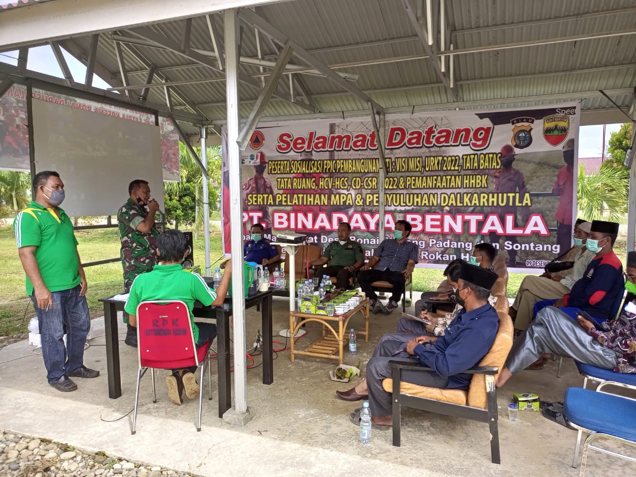PT Bina Daya Bentala Sosialisasi Pembangunan Hutan Tanaman Industri dan Pelatihan Dalkarhutla
