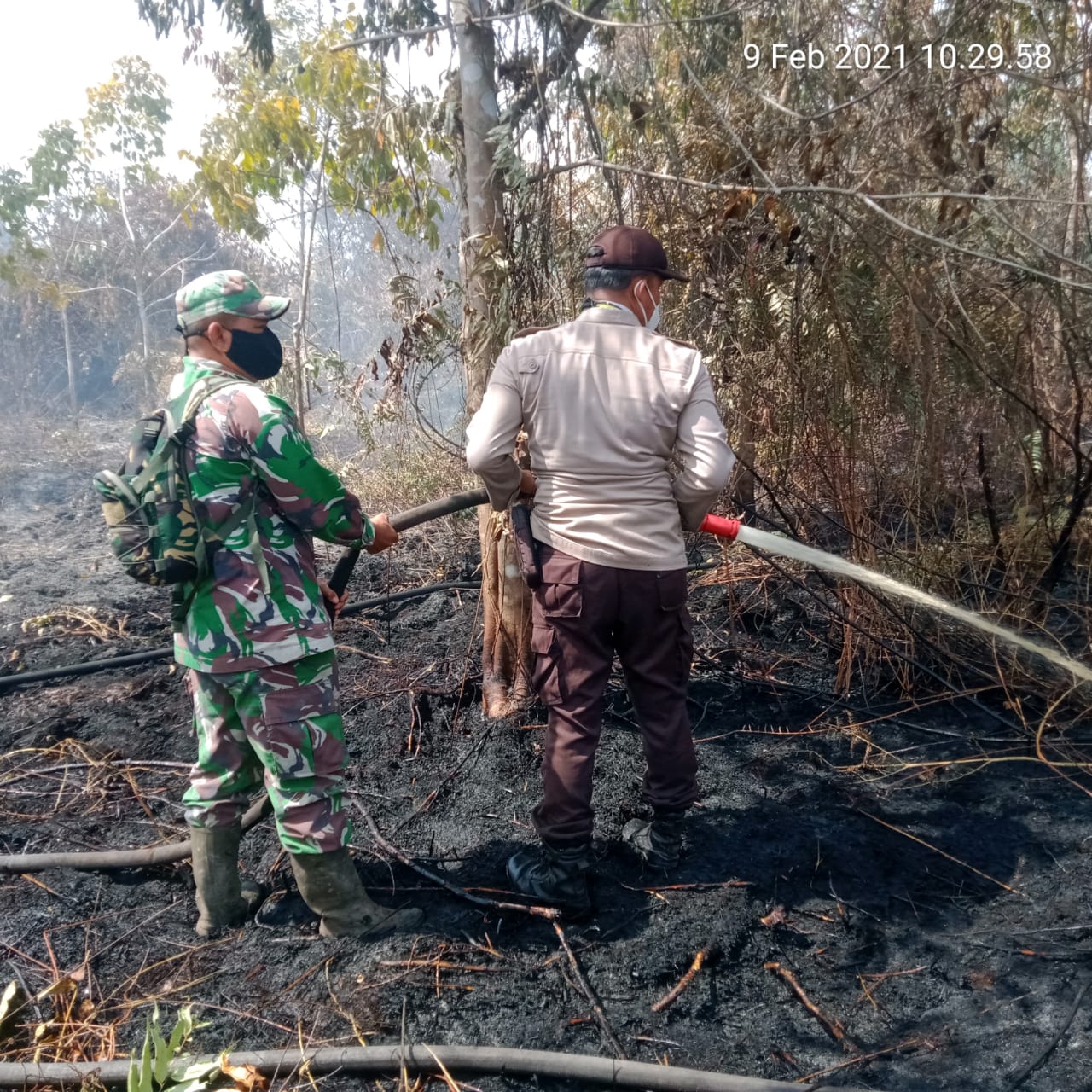 3 Hektar Lahan Warga di Bengkalis Terbakar