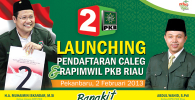 Besok PKB Riau Launching Pendaftaran Caleg