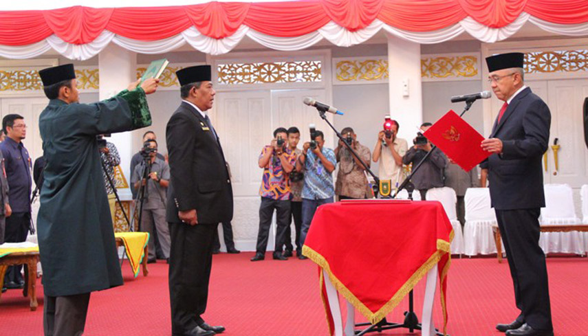 Kaharuddin dilantik Plt. gubri jadi Sekwan.