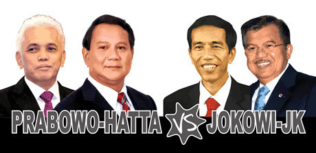Capres-Cawapres Jokowi-JK dan Prabowo-Hatta 31 Mei Disahkan KPU 
