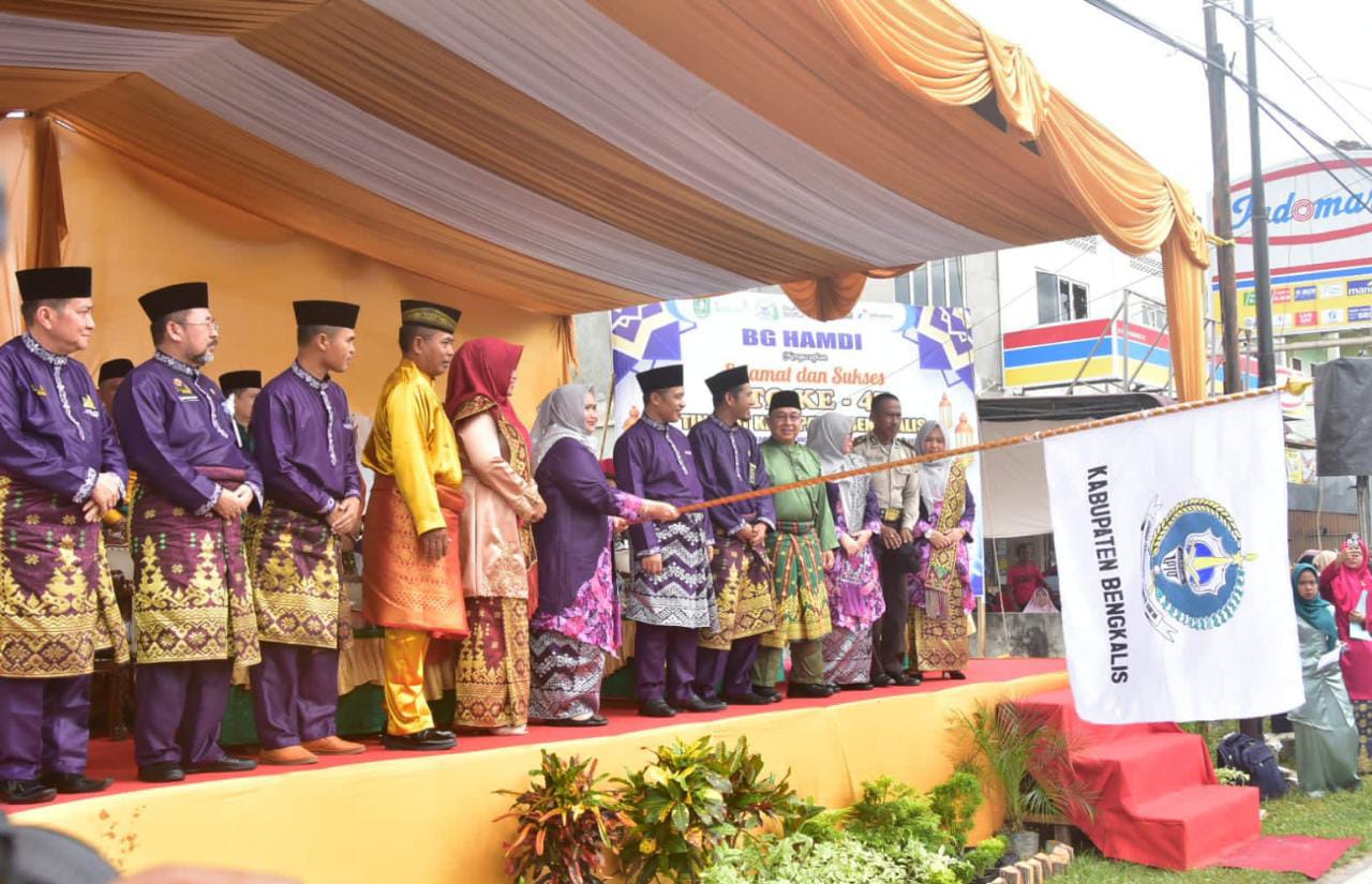 Bupati Lepas Pawai Taaruf MTQ Kabupaten Bengkalis