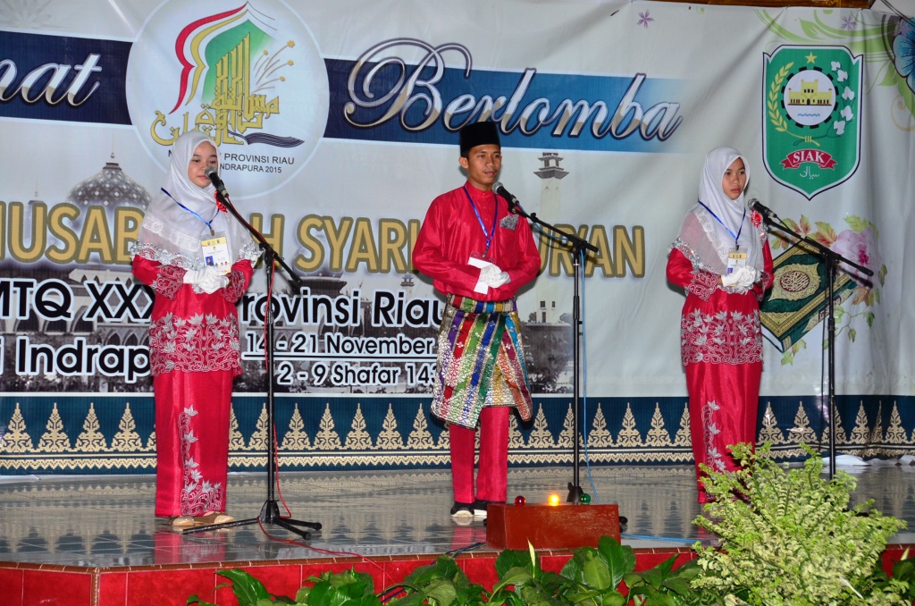 Syarhil dan Tahfidz  5 Jus Putri MTQ Riau, Bengkalis Masuk Final