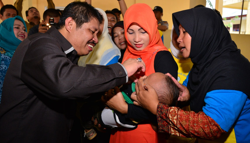 Bupati Bengkalis: Jangan Ada Balita Terlewatkan PIN Polio