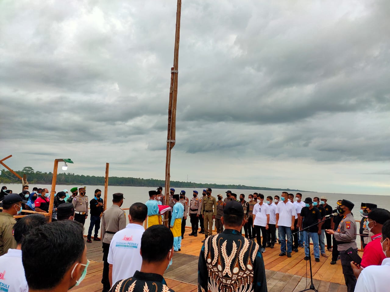 Keren, Peringatan Sumpah Pemuda Digelar di Jembatan Datuk Bandar Jamal Pantai Raja Kecik